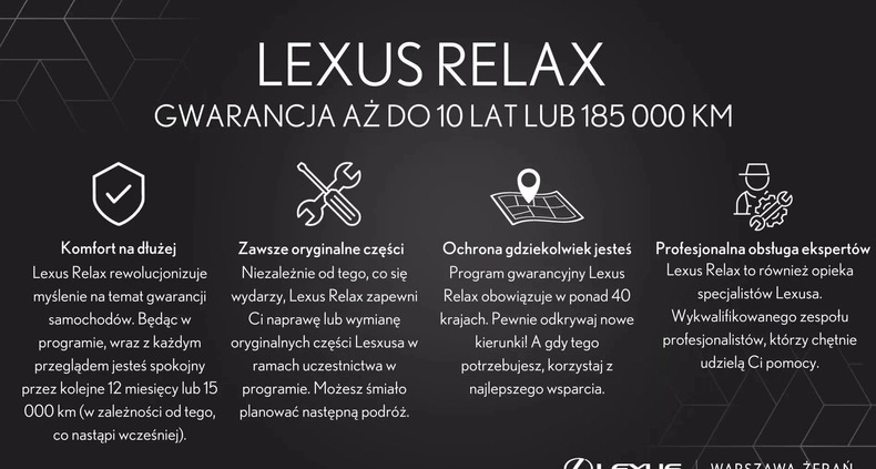 Lexus NX cena 215000 przebieg: 36365, rok produkcji 2022 z Kowary małe 232